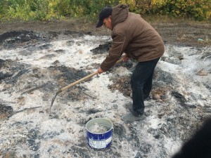 Заодно, приобретаем ценный продукт в виде золы